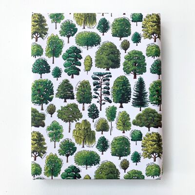 Trees of Britain wrapping paper Sheets