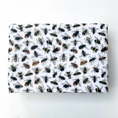 Abejas de Gran Bretaña hojas de papel de regalo