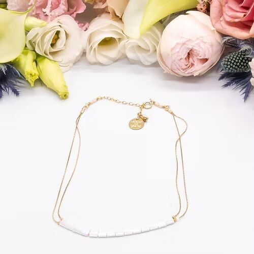Vahiné Choker Necklace: White