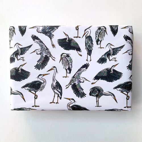 Heron wrapping paper Sheets