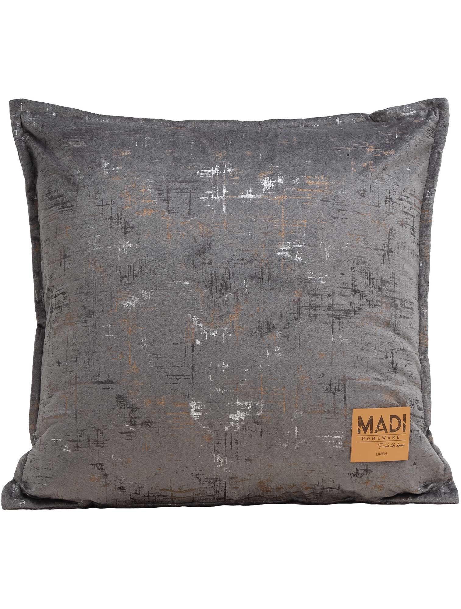 Decorative Pillow PETRA DARK GREY