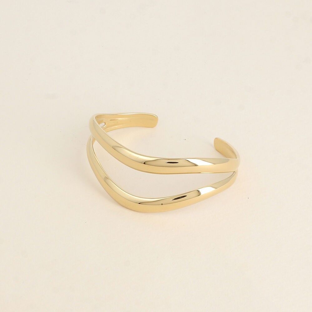 Puño - 2 filas con efecto ondulado