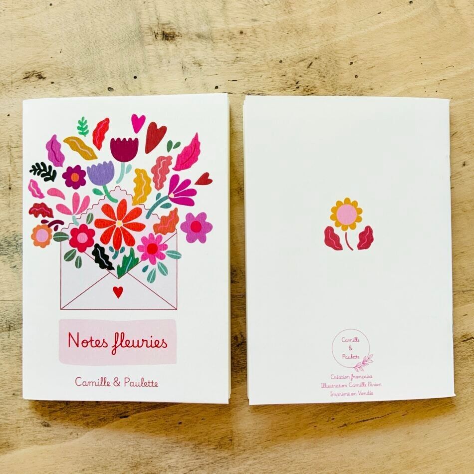 Floral Notes Notebook