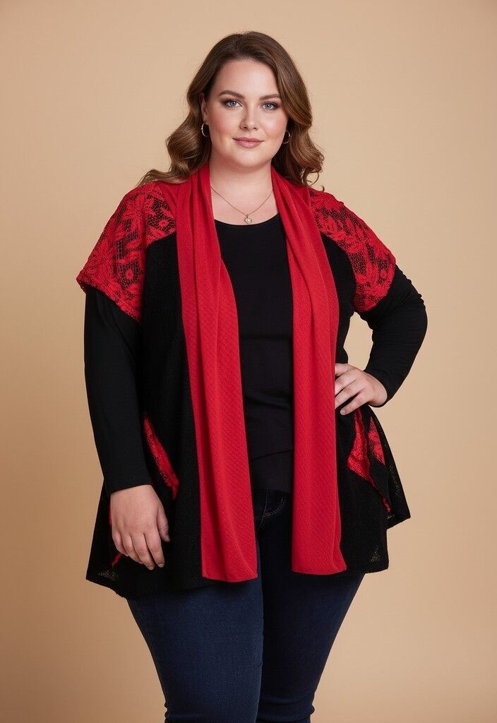 Conjunto de camiseta interior y chaleco sin mangas negro de talla grande (A580)