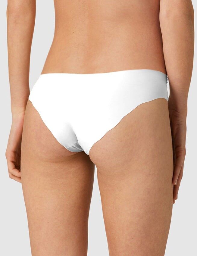 Medias blancas sexys de seda helada con bordes ondulados y sin costuras