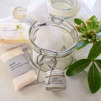 Veganes Spa im Glas Geschenkkollektion White Jasmine