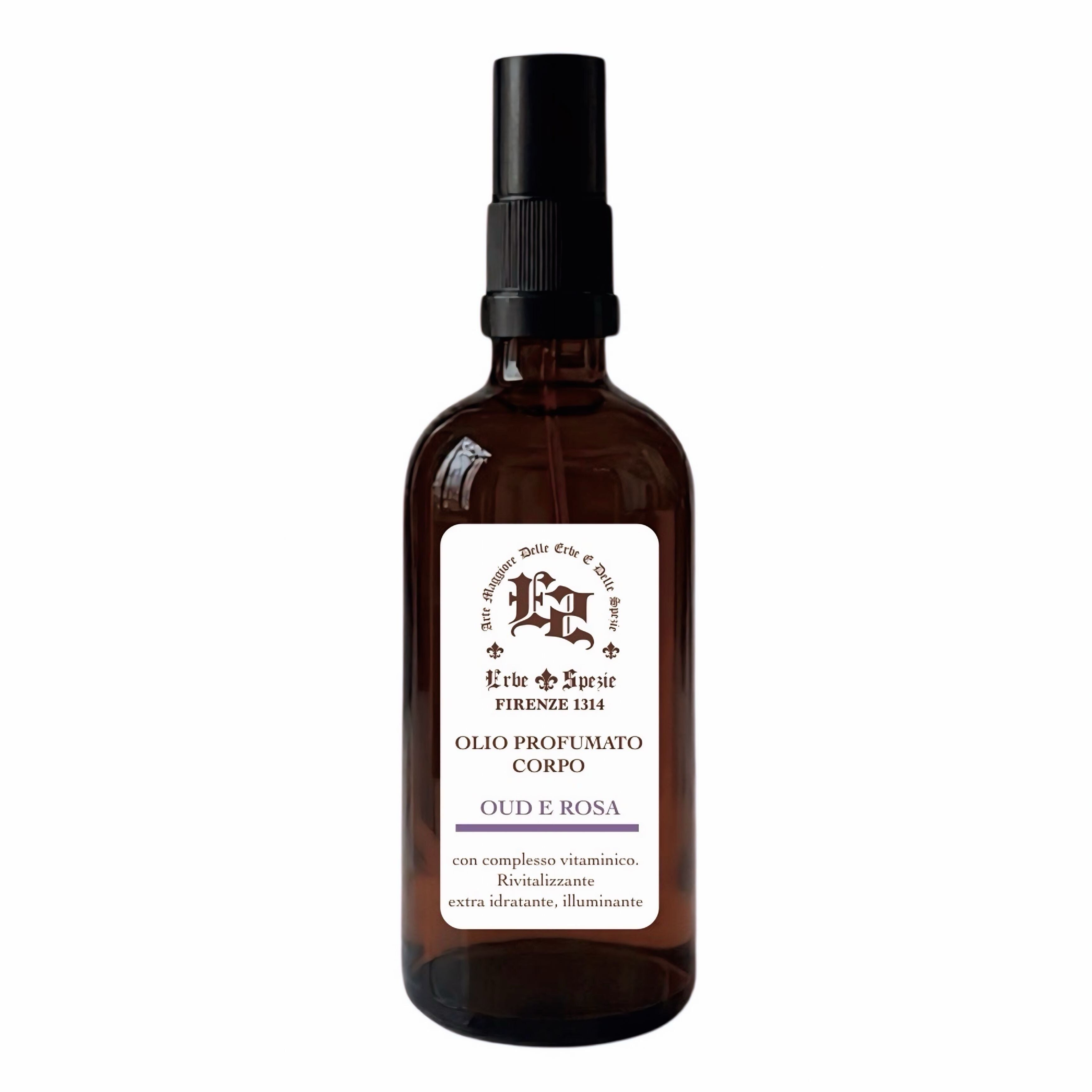 OLIO CORPO PROFUMATO OUD E ROSA