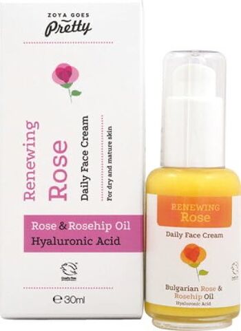 Crème Visage Régénérante Quotidienne à la Rose