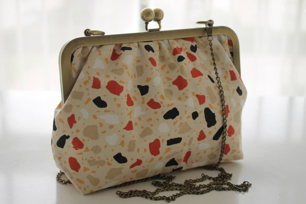 Emma Terrazzo Retro-Tasche