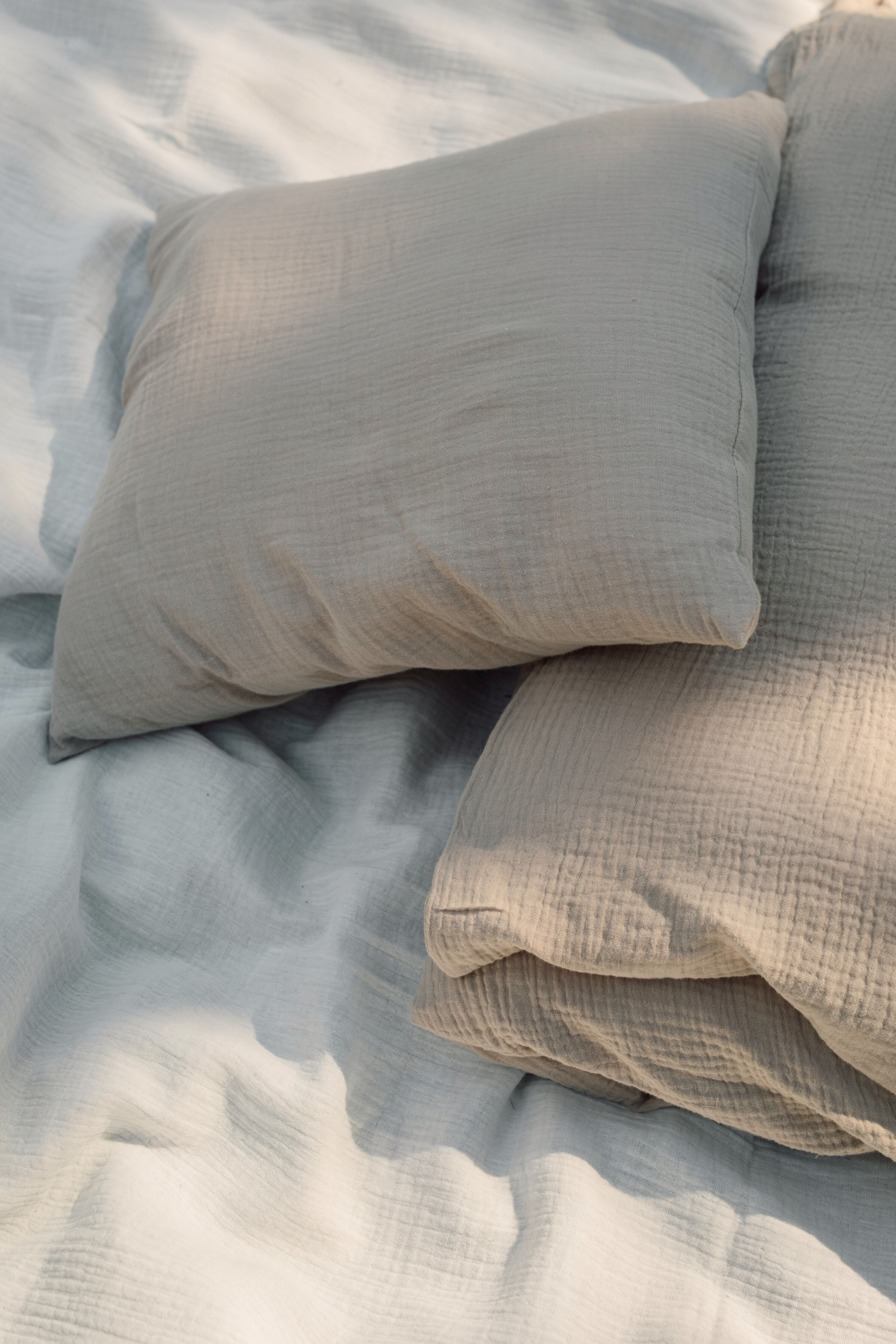 TISU junior duvet cover & pillowcase, Sand