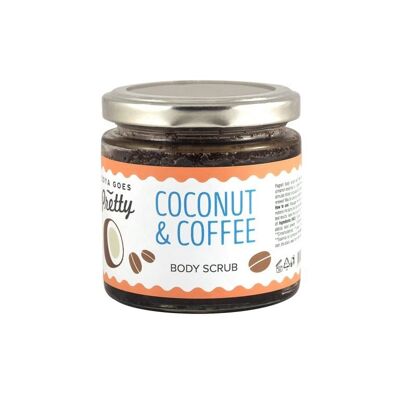 Exfoliante corporal de coco y café