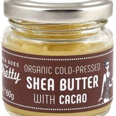 Organic Cold-Pressed Shea Butter with Cacao