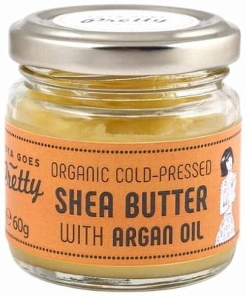 Organic Cold-Pressed Shea Butter with Argan Oil