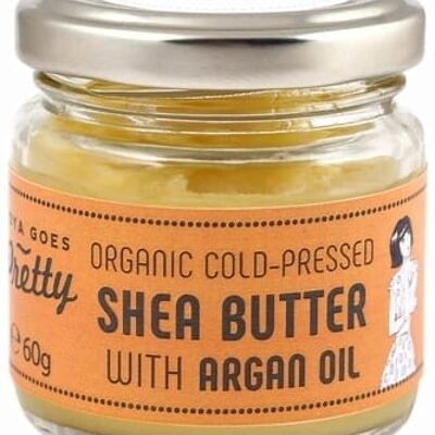 Beurre de karité bio pressé à froid à l'huile d'argan