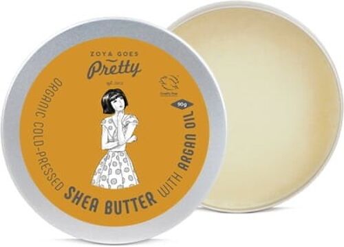 Organic Cold-Pressed Shea Butter with Argan Oil