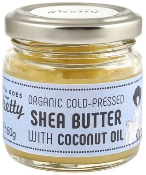 Organic Cold-Pressed Shea Butter with Coconut Oil