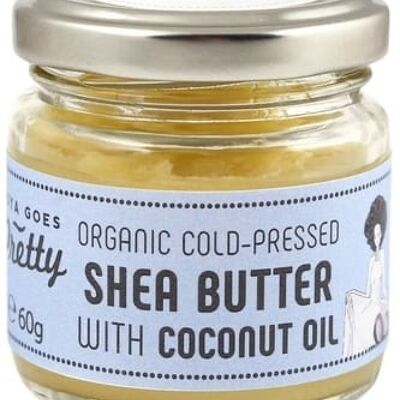 Organic Cold-Pressed Shea Butter with Coconut Oil