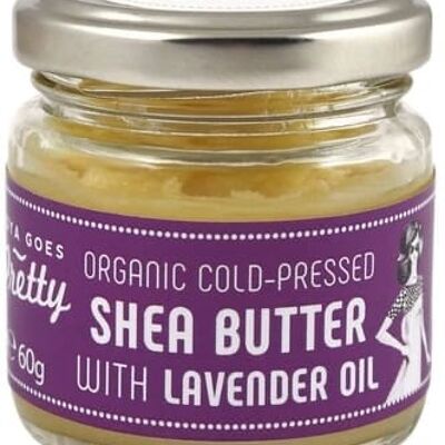 Organic Cold-Pressed Shea Butter with Lavender Oil