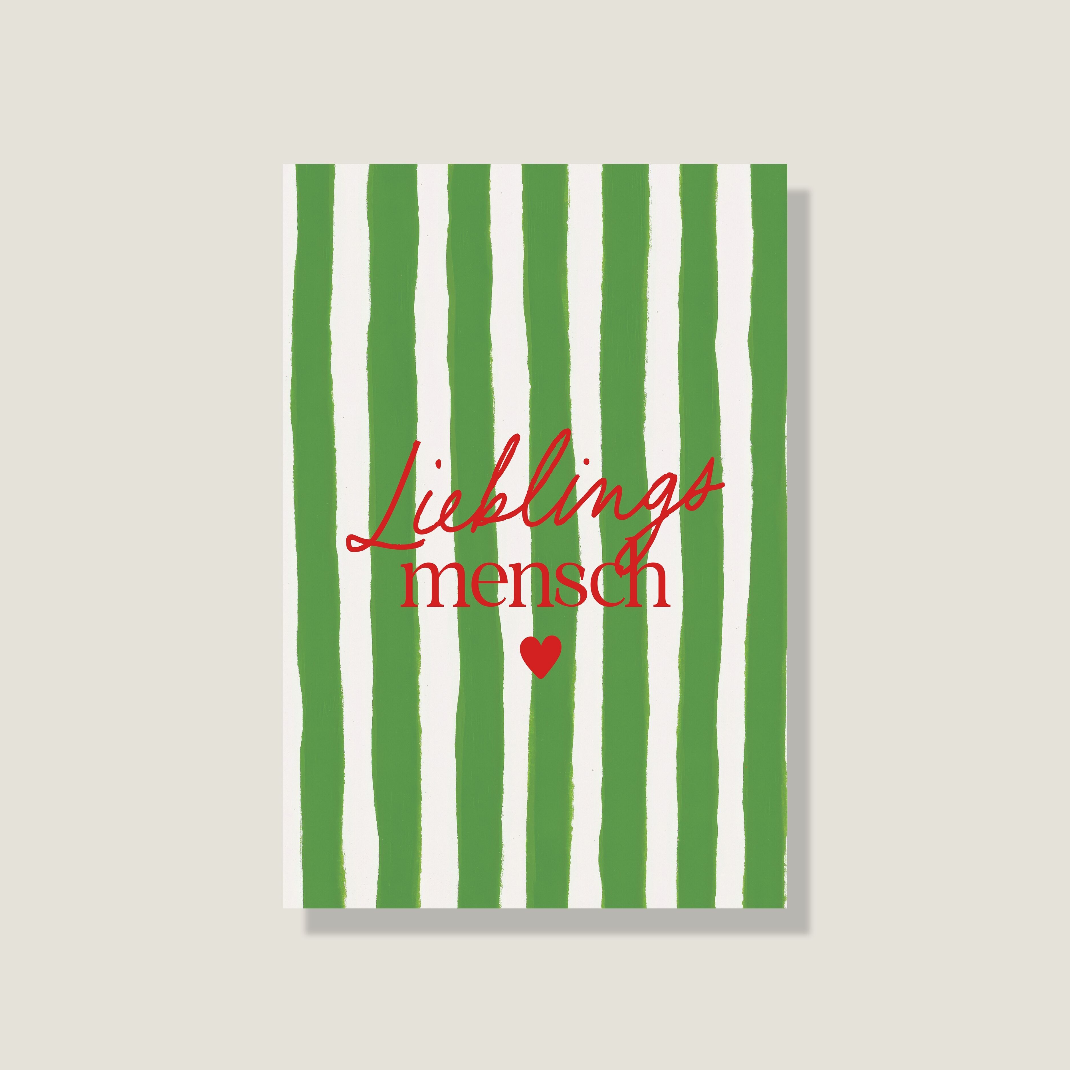 Postkarte 'Lieblingsmensch'