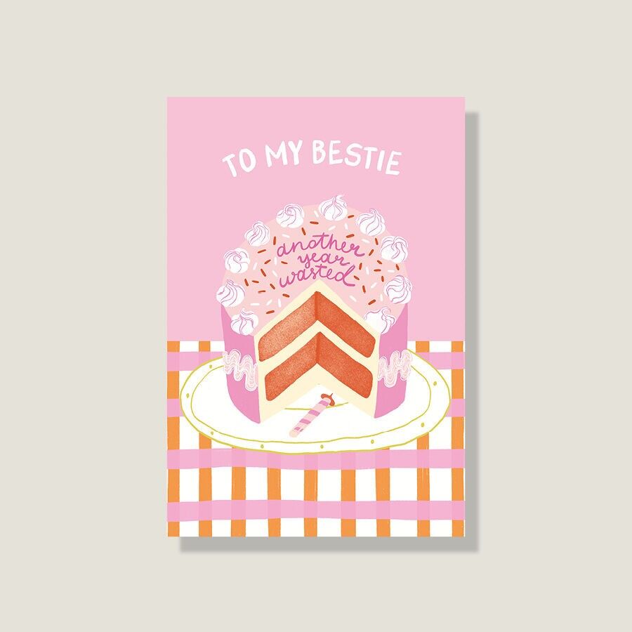 Cartolina "Alla mia migliore amica"