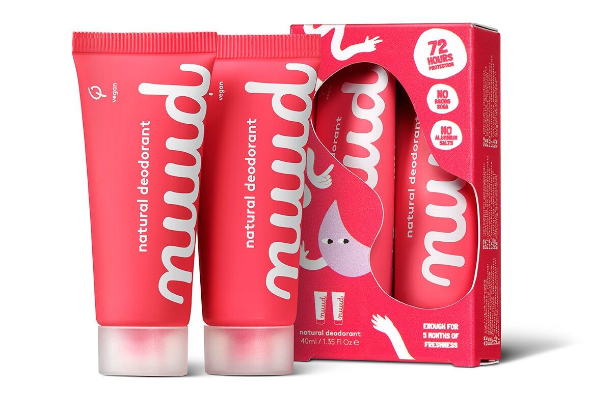 nuud - déodorant naturel et vegan - Smarter Pack Rouge