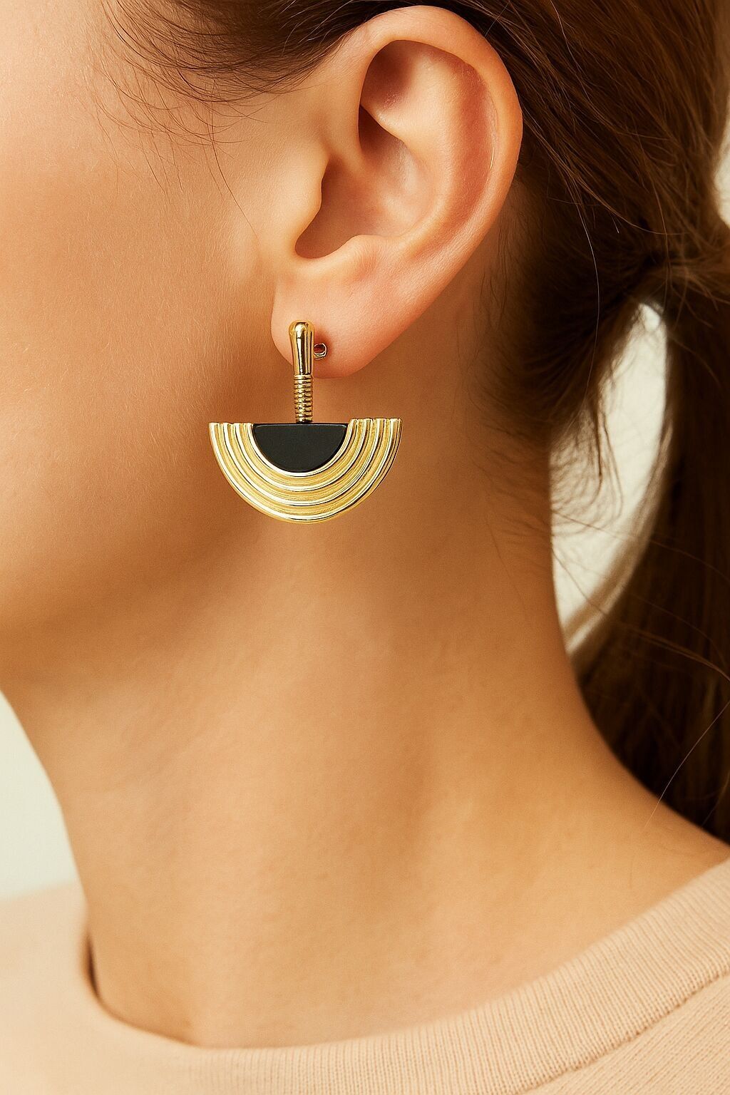 Orecchini Art Déco di ispirazione egizia