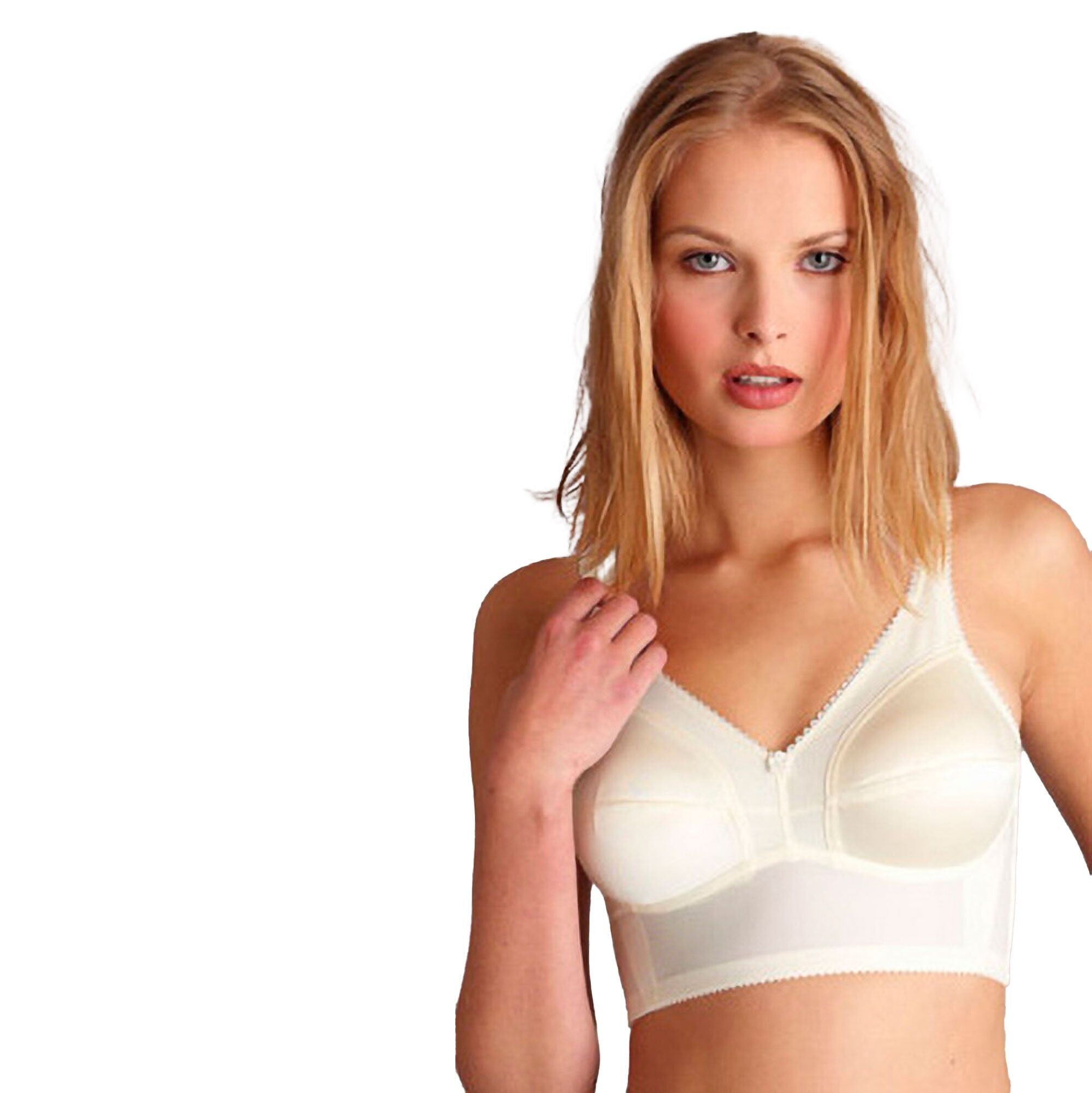 Stütz-BH aus Satin mit hoher Taille, C-Cup