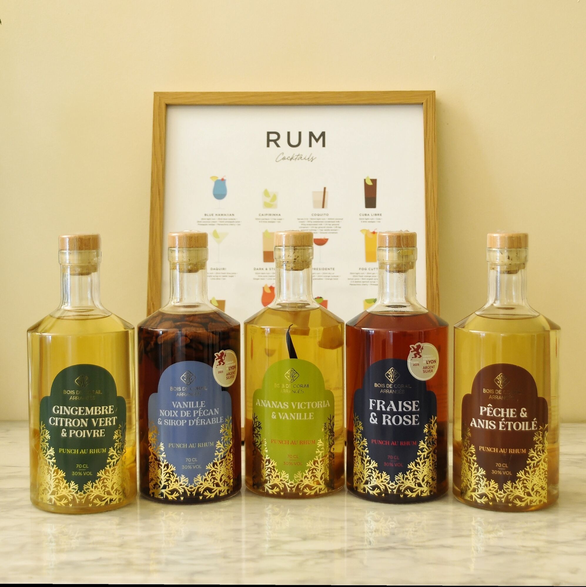 Discovery pack of arranged rums - 18 bottles of 70cl