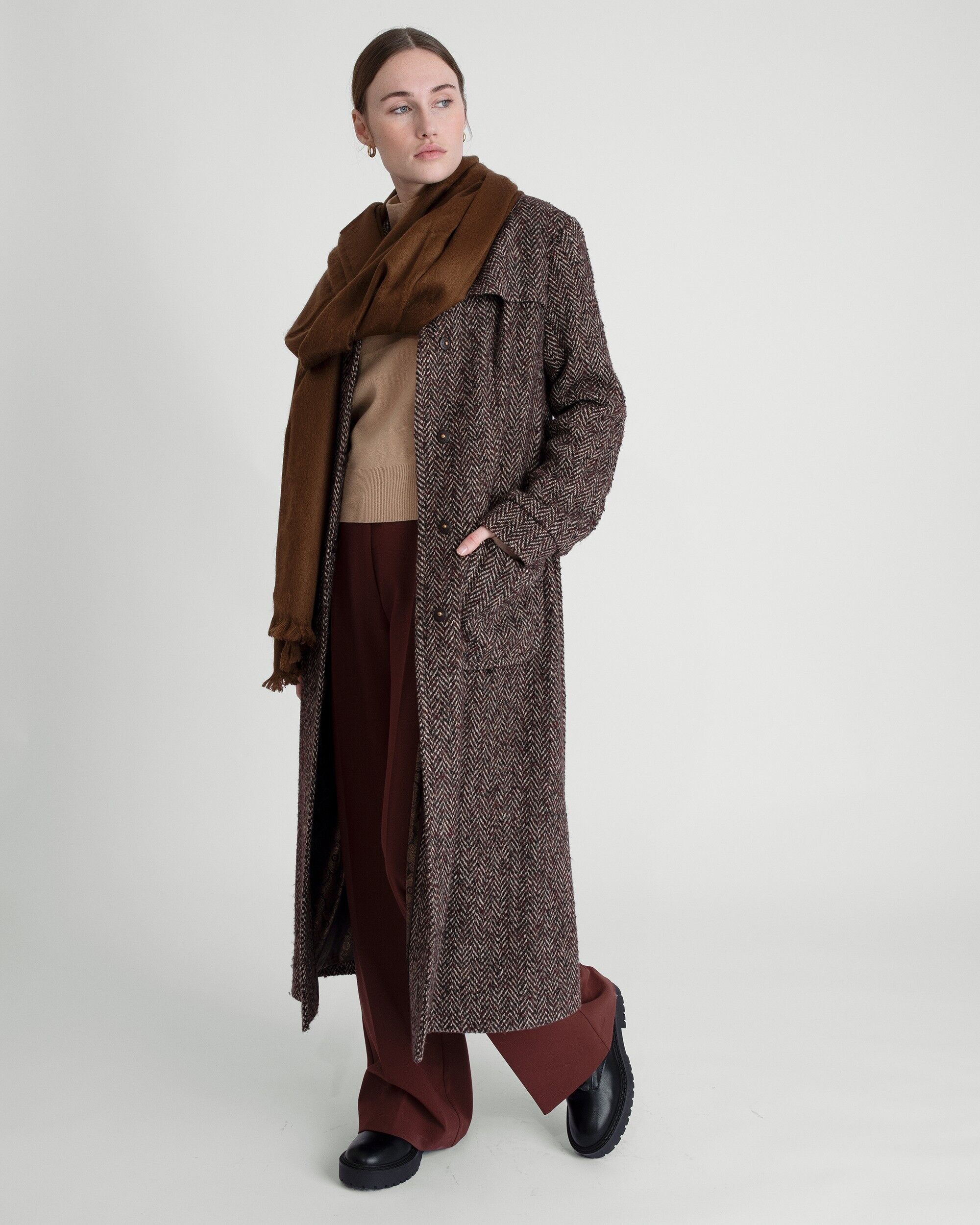 Bufanda Marrón Chocolate