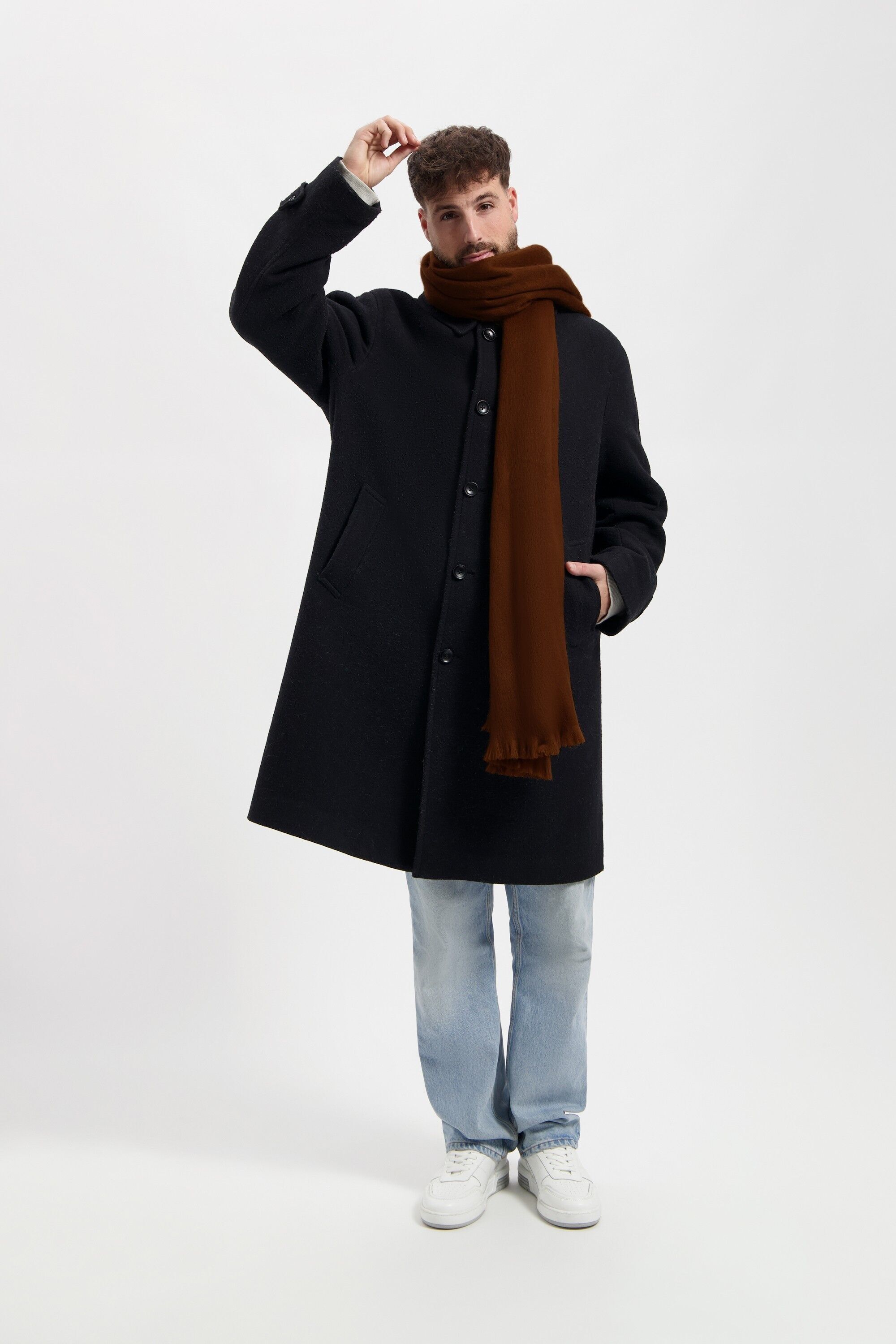 Slim Scarf Chocolate Brown