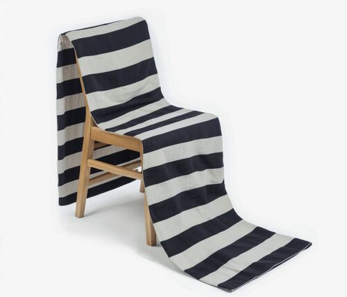 Plaid Striped Black and White