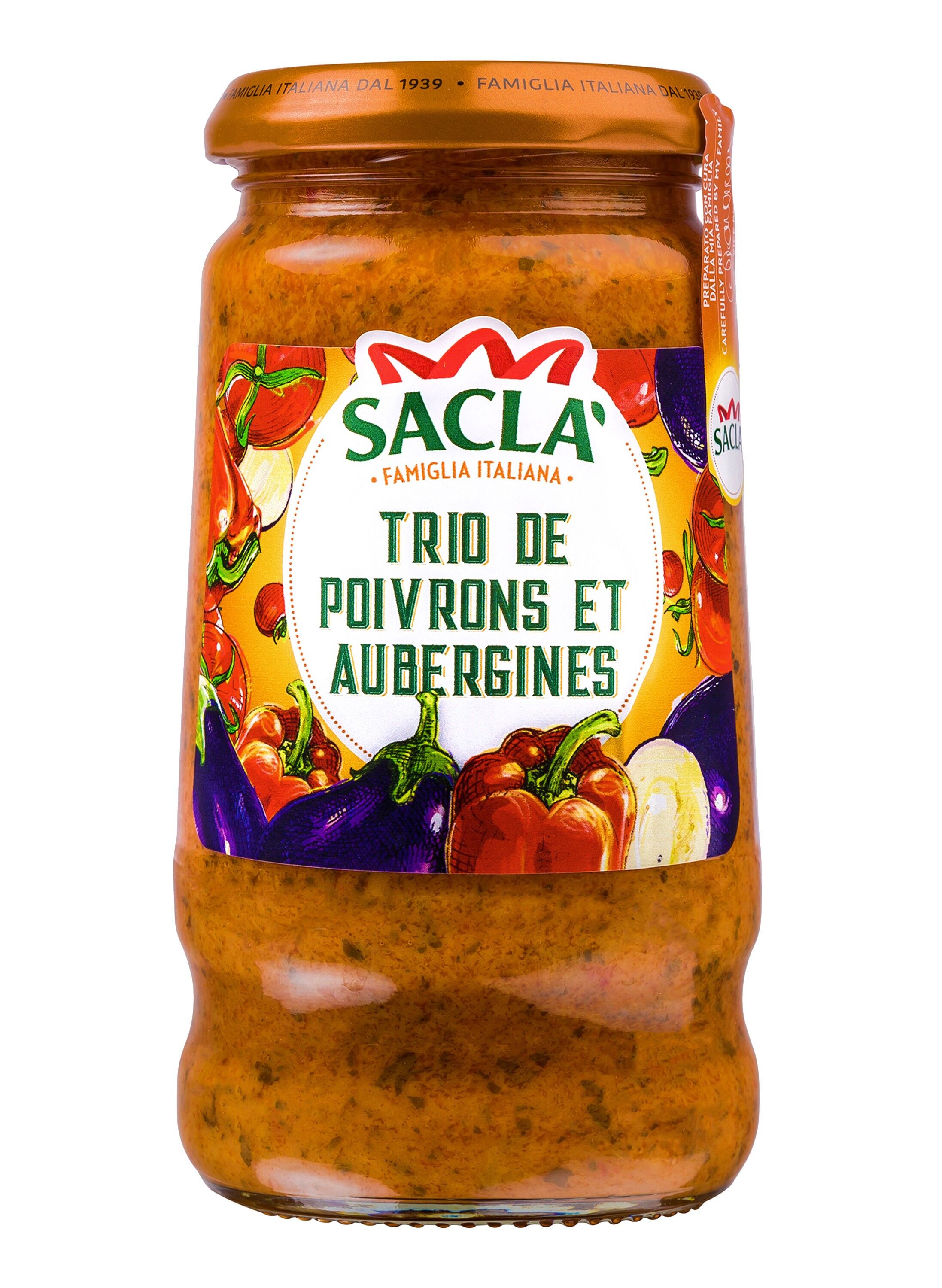 SACLA - Tris di peperoni e melanzane 290gr