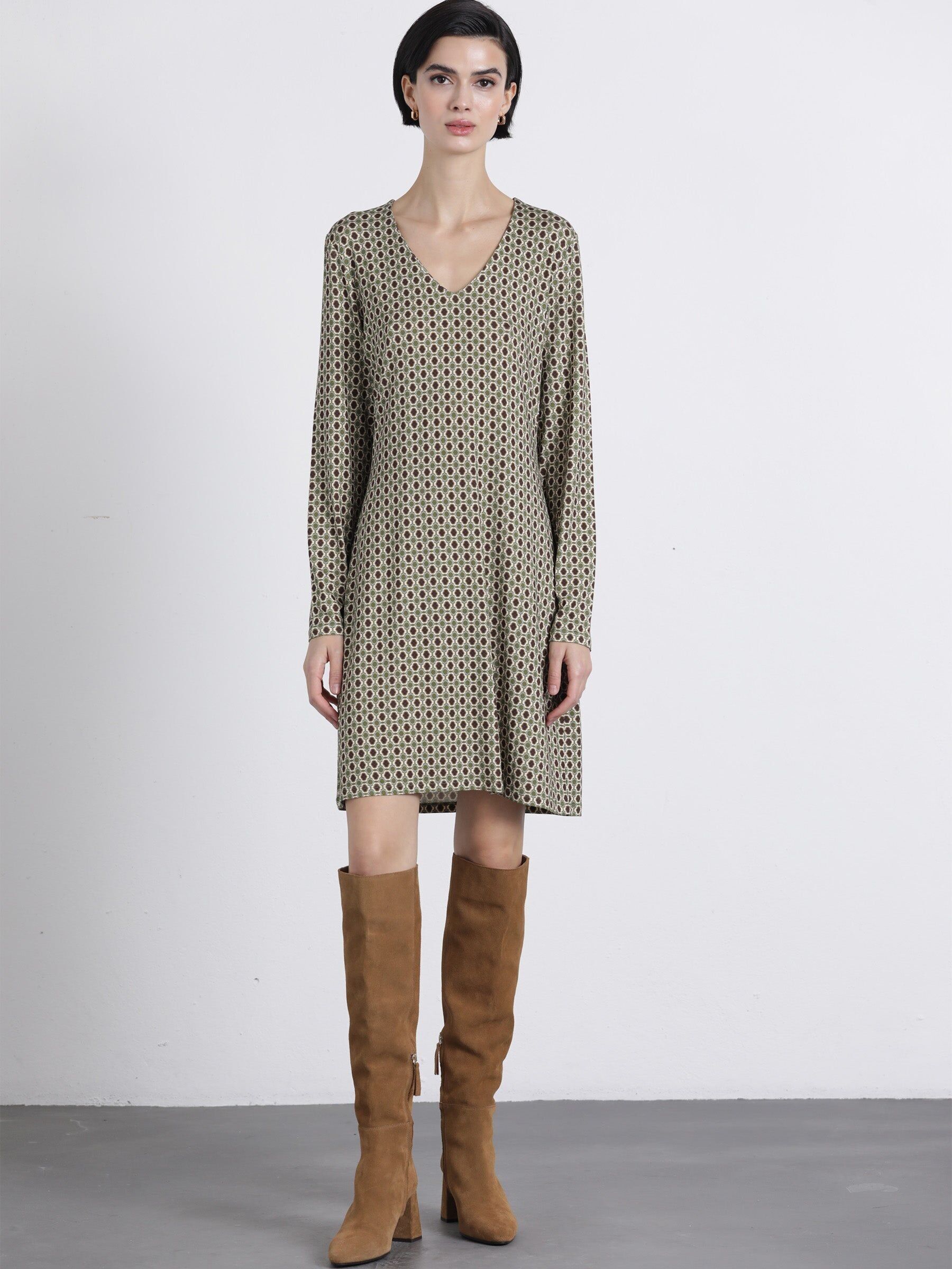 Vestido corto estampado