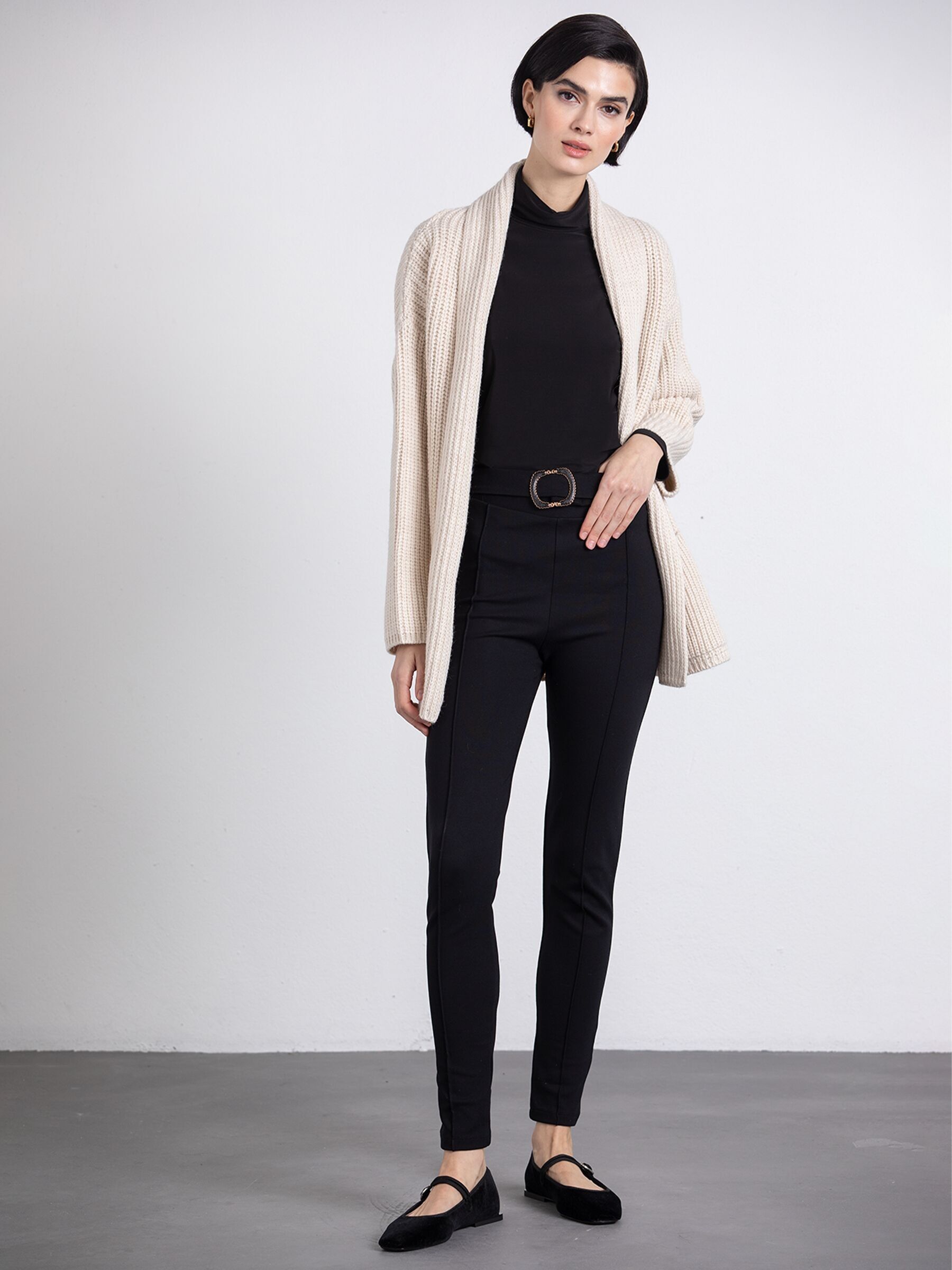 Leggings Cinto Fivela