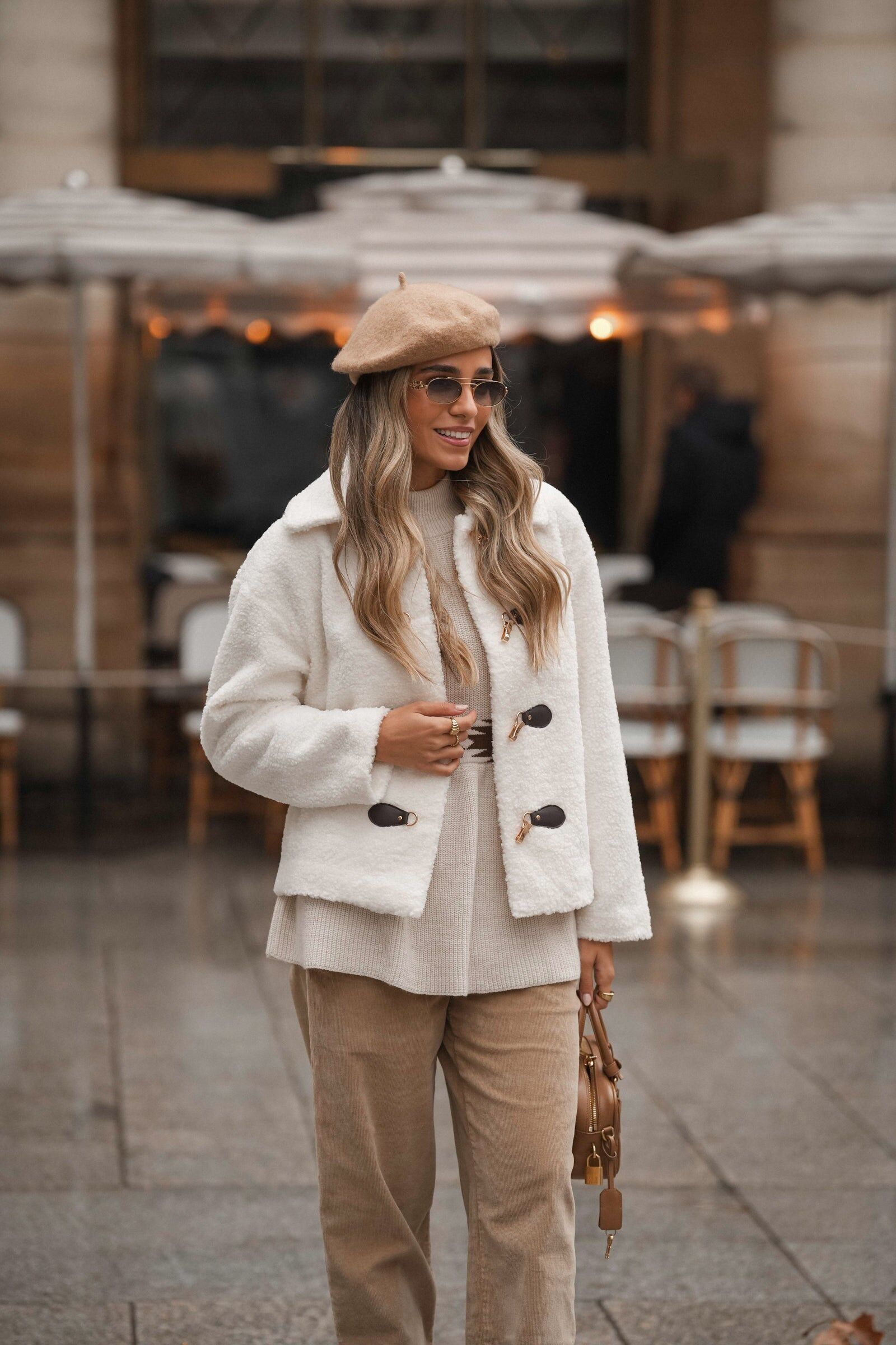 Casaco Curto de Pelo