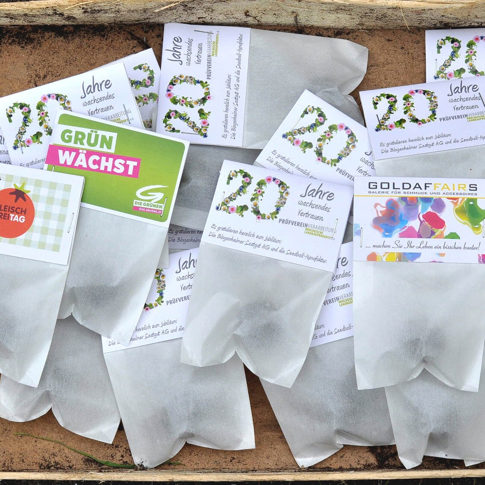 Palline di semi come regalo