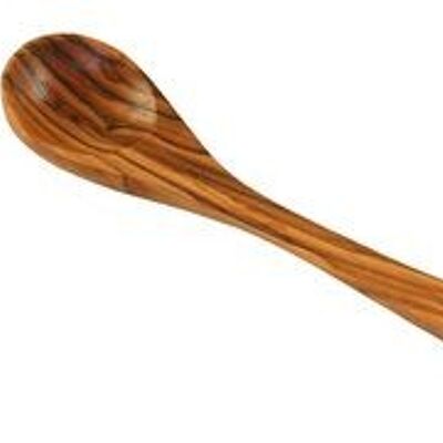 Coffee, tea, dip or egg spoons made of olive wood