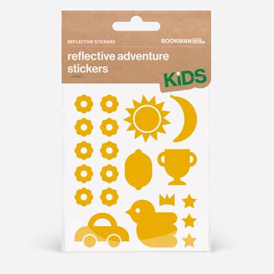 Reflective Stickers Adventure Yellow
