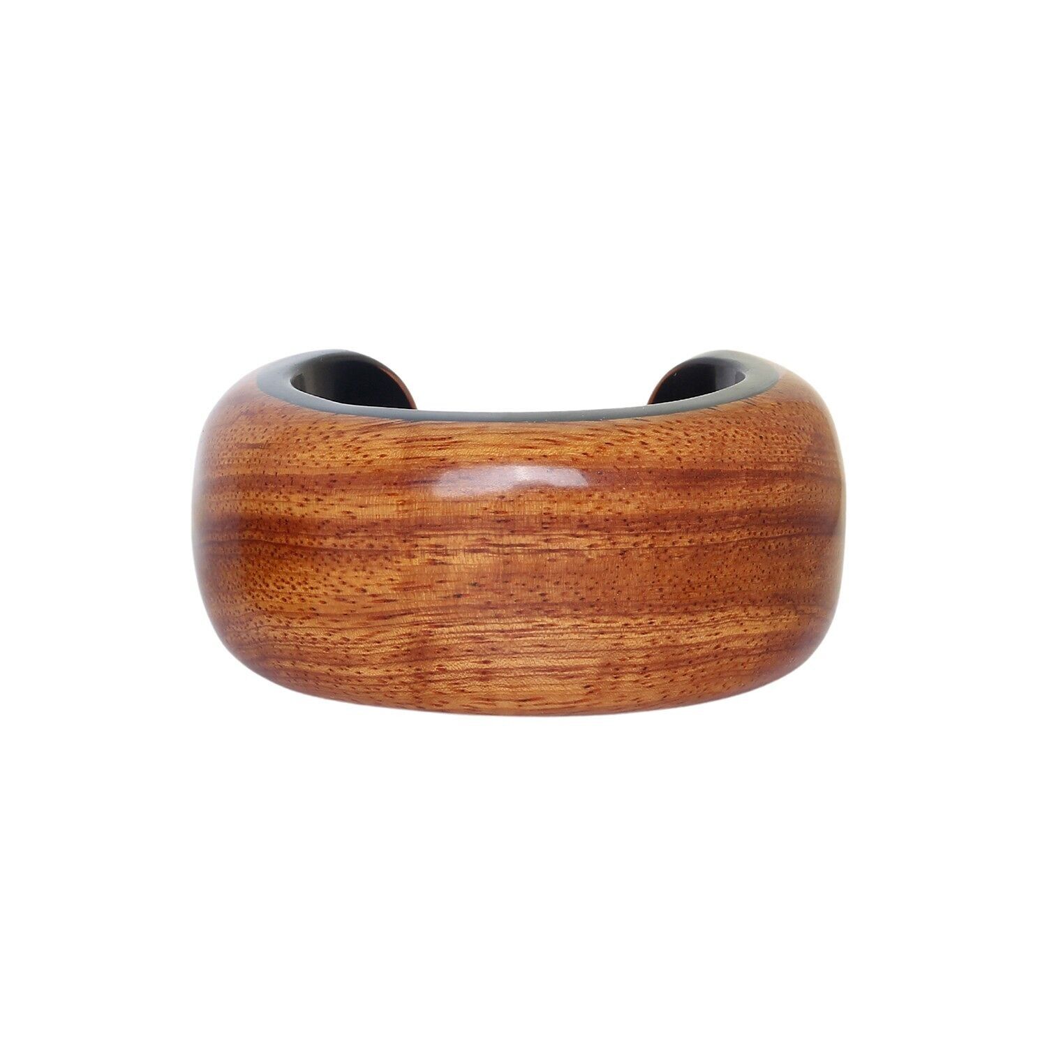 Bracciale rigido in legno CANNELLE grande