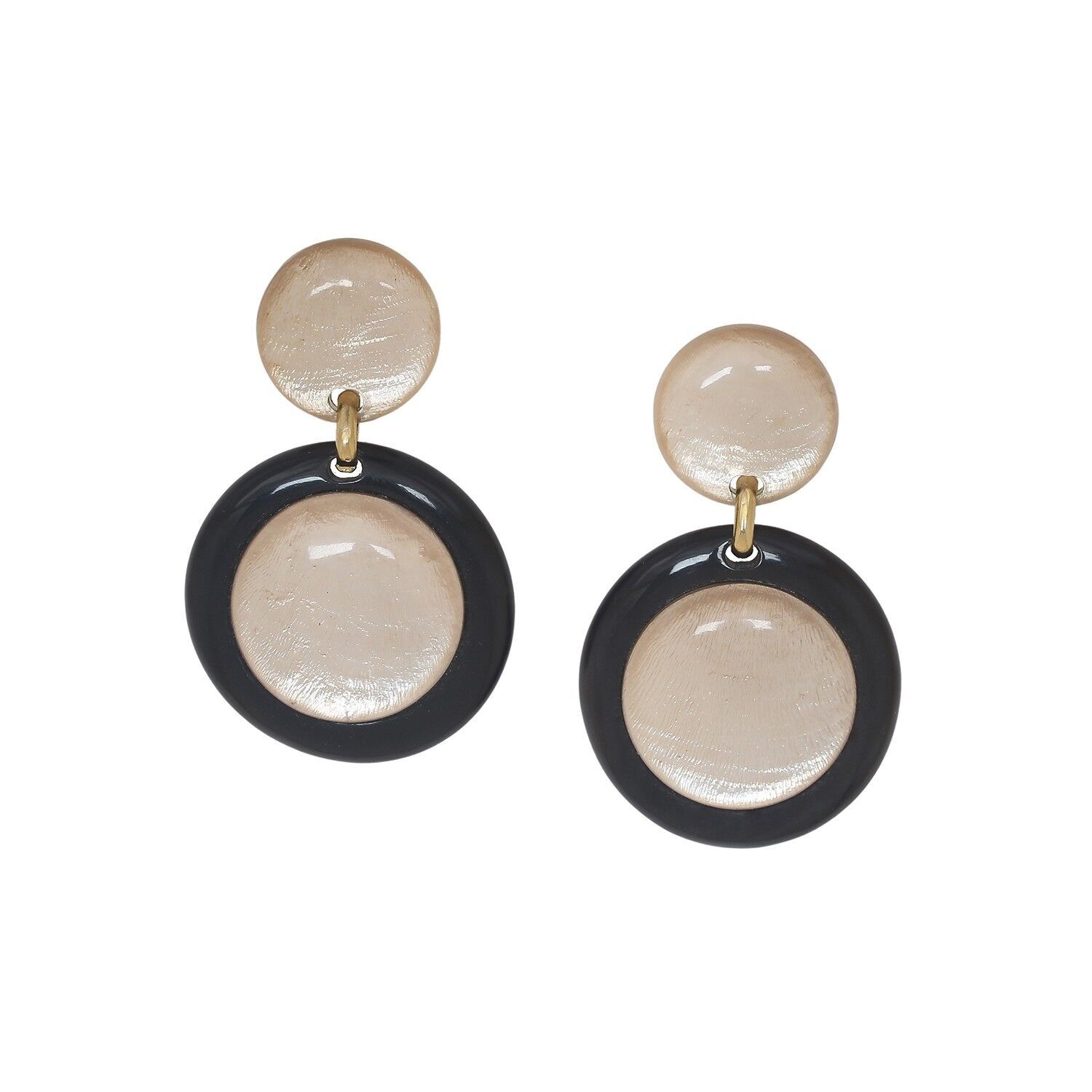 Orecchini a pressione SAINT HONORE modello grande 2 giri