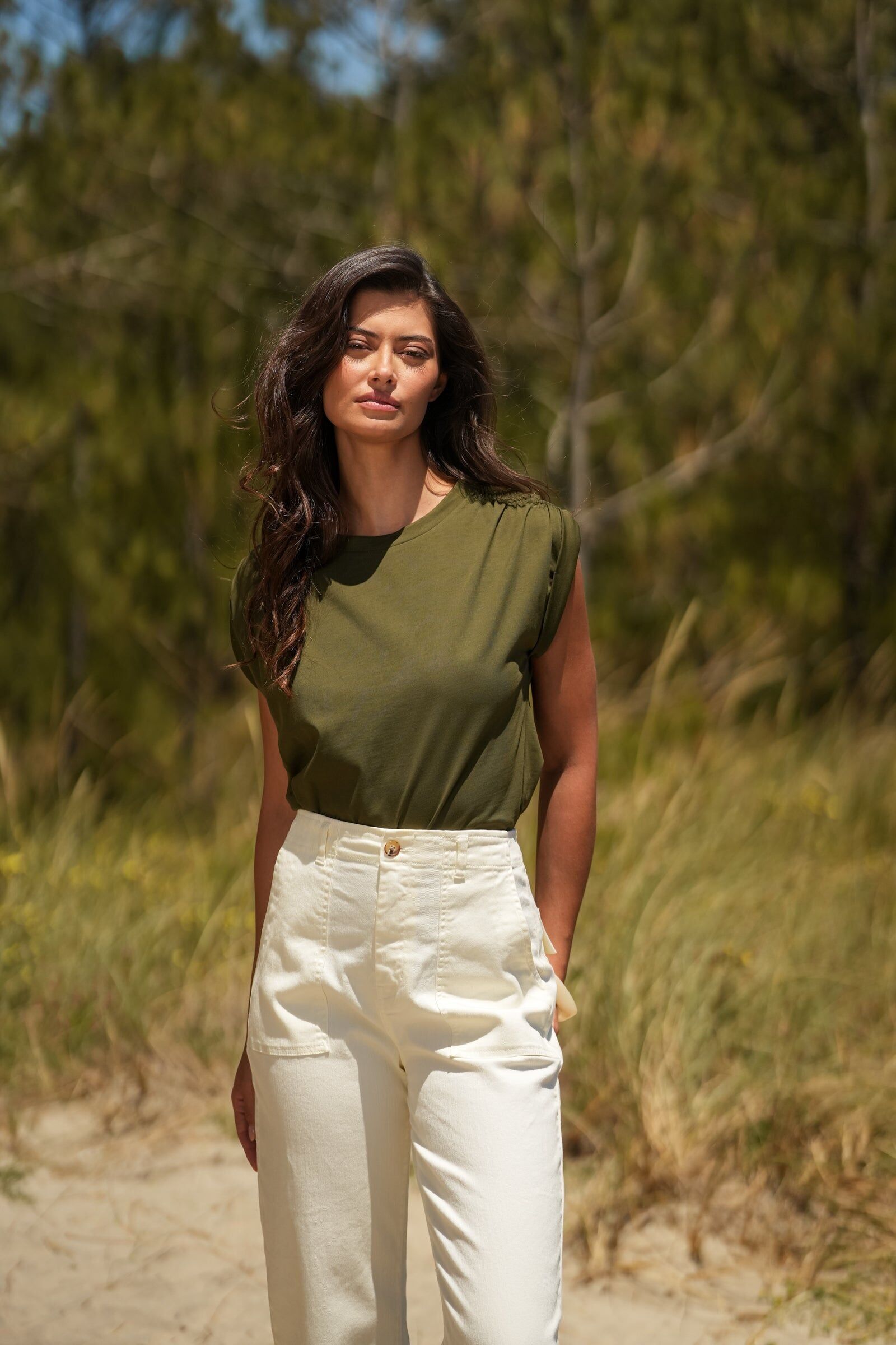 Maglietta Decote Redondo