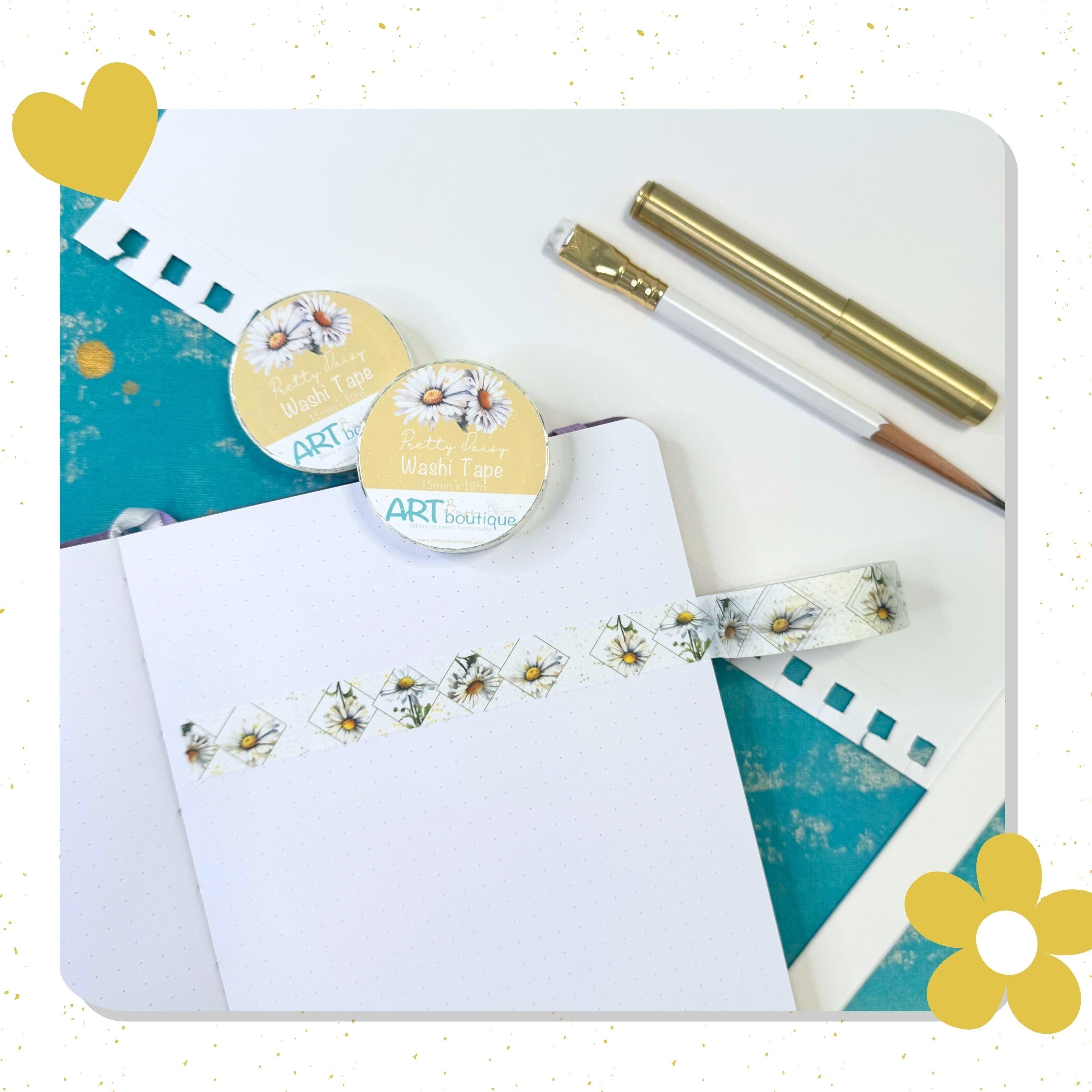 Hübsches Gänseblümchen-Washi-Tape