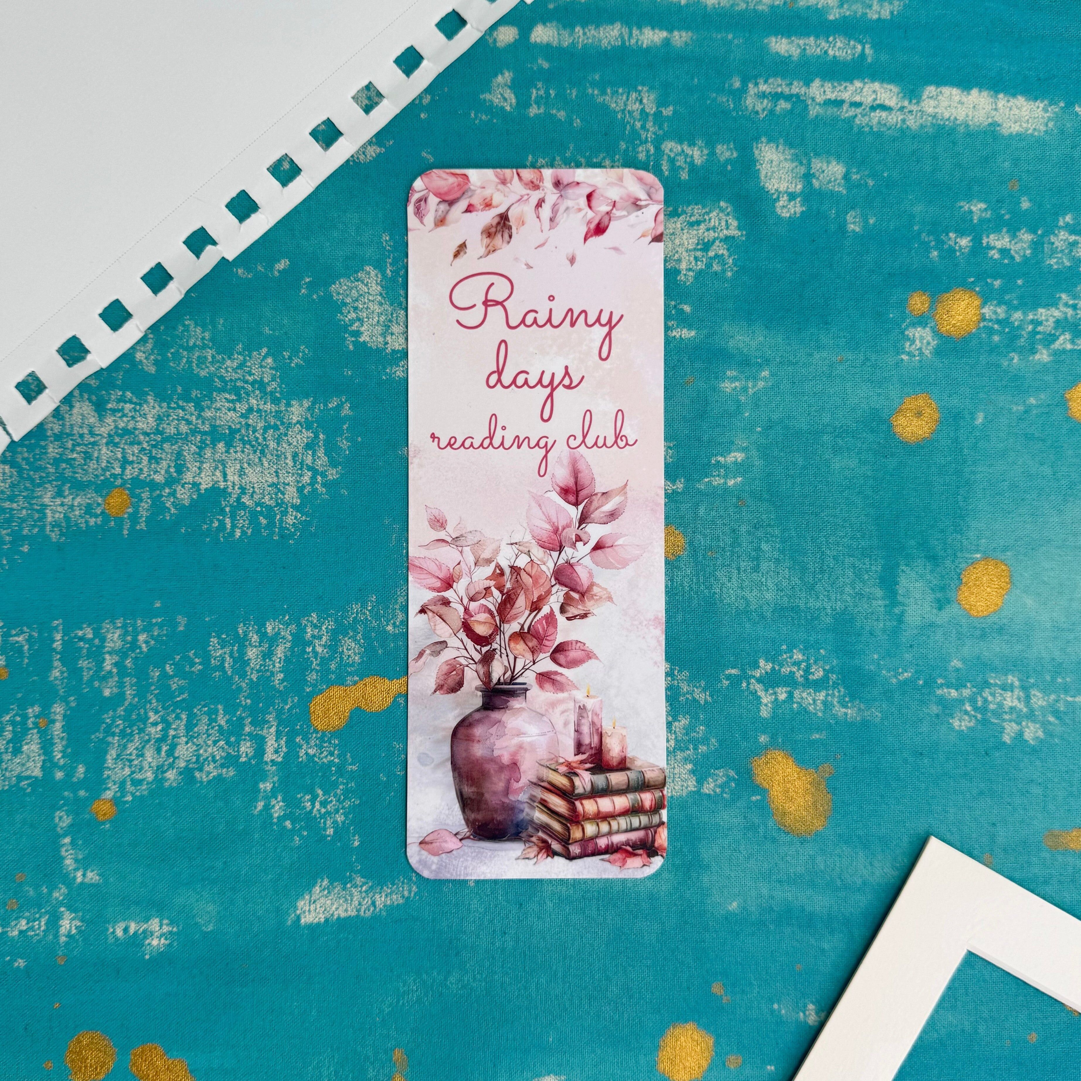 Marcapáginas del Club de Lectura Rainy Days: un acogedor regalo otoñal para los amantes de los libros