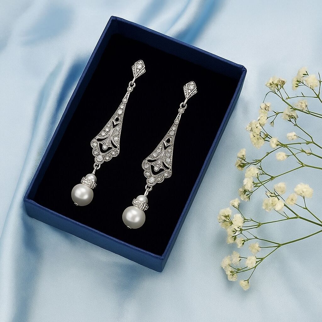 Orecchini Art Déco, orecchini ispirati agli anni '20