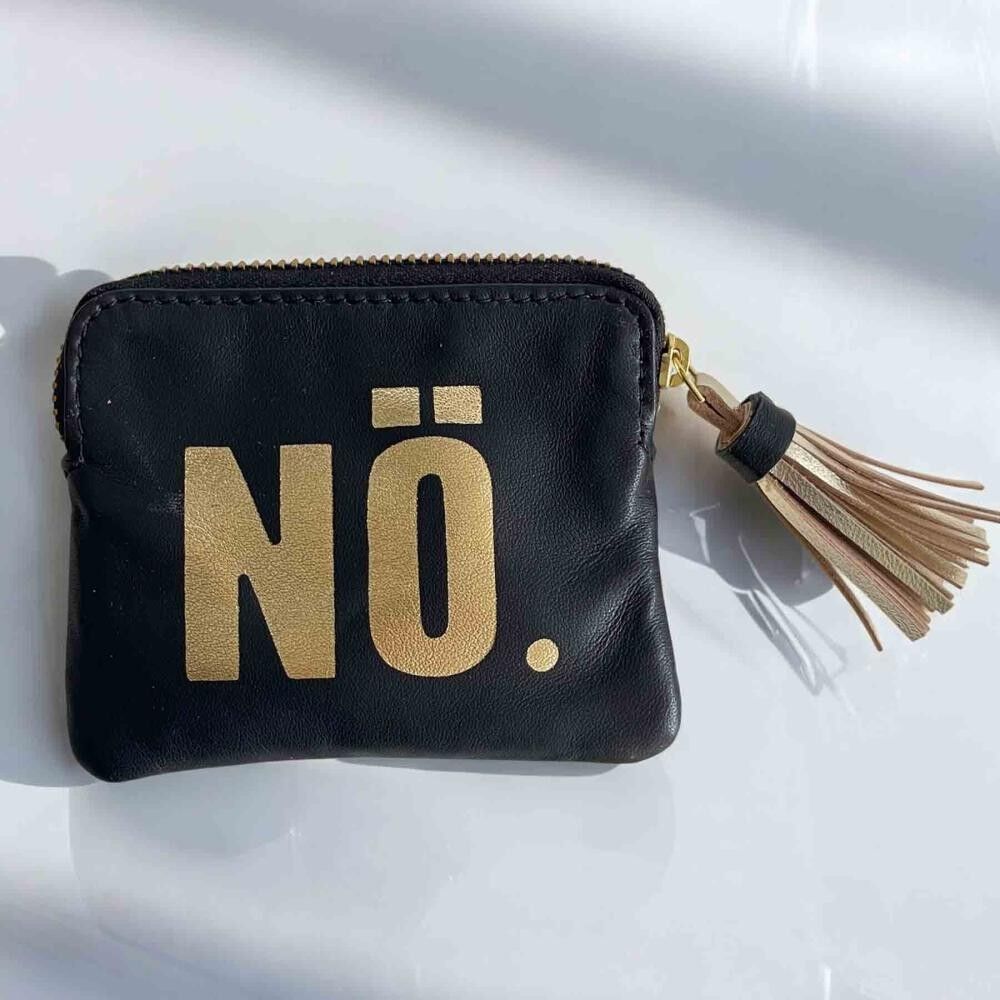 Mini zip wallet NÖ black