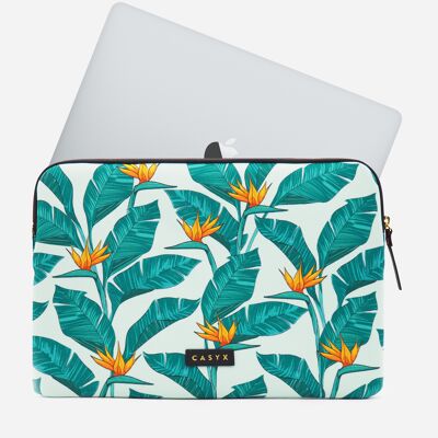 Laptop sleeve / laptop sleeve size 13 "- Birds of paradise