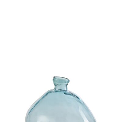 Vase Sphère Laura Glass Bleu Clair - Grand