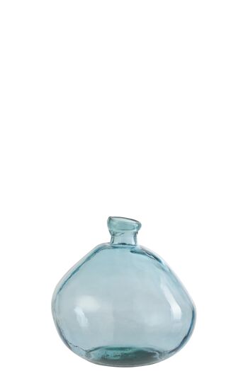 Vase Sphère Laura Glass Bleu Clair - Grand 1
