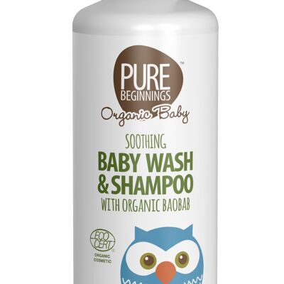 Soothing BABY WASH & SHAMPOO with Organic Baobbab 250ml