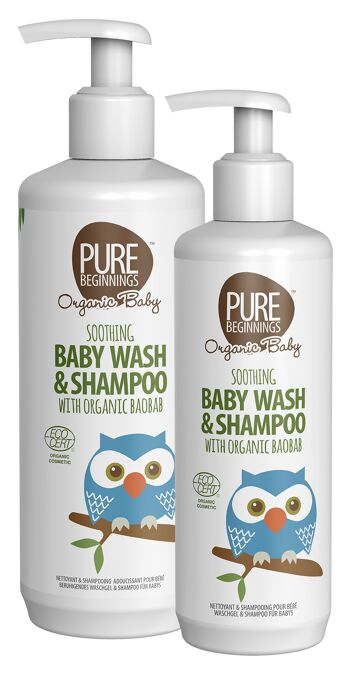 LAVAGE ET SHAMPOING BÉBÉ Apaisant Au Boabab Bio 500 ml 3